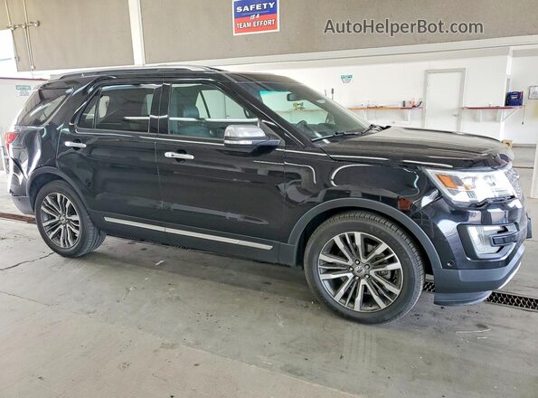 1FM5K8HT2HGA62463 2017 FORD EXPLORER Black Передня права чверть