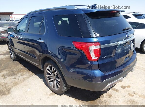 1FM5K8HT2HGC09297 2017 FORD EXPLORER Blue Задня ліва чверть