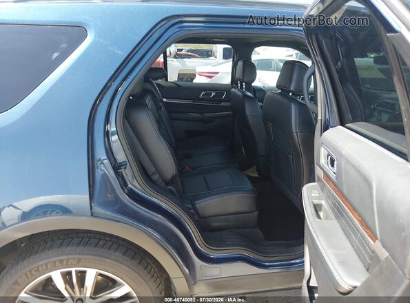 1FM5K8HT2HGC09297 2017 FORD EXPLORER Blue Вид наклейки з VIN-кодом