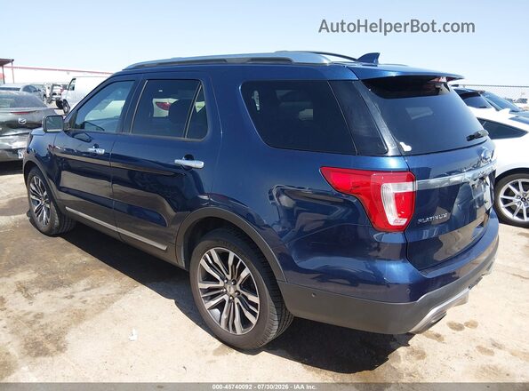 1FM5K8HT2HGC09297 2017 FORD EXPLORER Blue Панорамний вид салону 360°