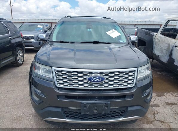 1FM5K8HT3GGD01839 2016 FORD EXPLORER Gray Vista del cuadro de instrumentos