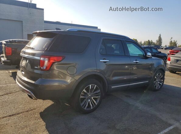 1FM5K8HT3HGC09888 2017 FORD EXPLORER Charcoal Tył prawy