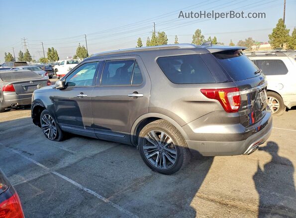 1FM5K8HT3HGC09888 2017 FORD EXPLORER Charcoal Tył lewy