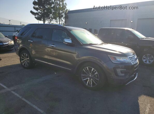 1FM5K8HT3HGC09888 2017 FORD EXPLORER Charcoal Przód prawy