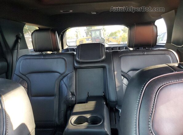 1FM5K8HT3HGC09888 2017 FORD EXPLORER Charcoal Widok tylnych siedzeń