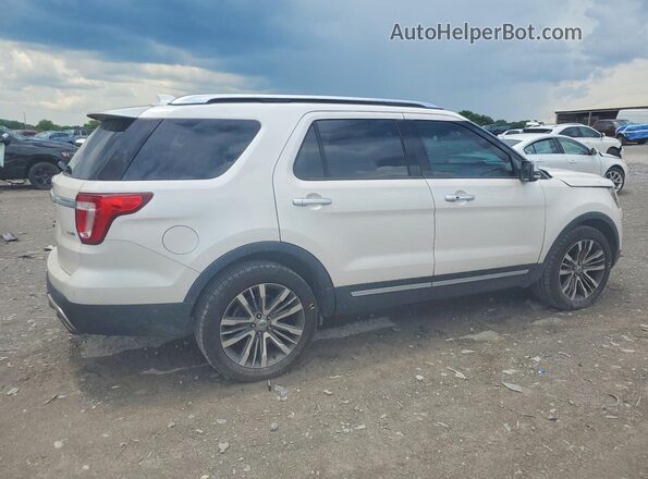 1FM5K8HT3HGC22432 2017 FORD EXPLORER Белый Задняя правая четверть