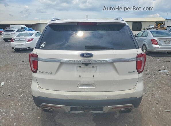 1FM5K8HT3HGC22432 2017 FORD EXPLORER Белый Вид сзади