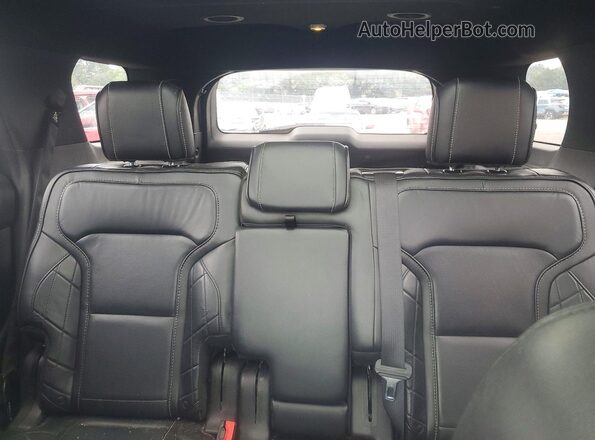 1FM5K8HT3HGC22432 2017 FORD EXPLORER Белый Вид задних сидений