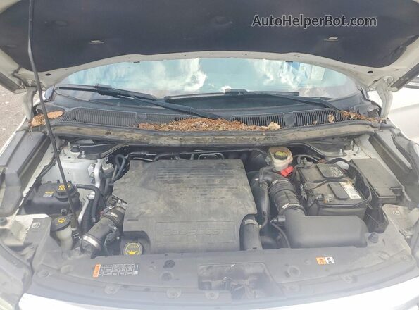 1FM5K8HT3HGC22432 2017 FORD EXPLORER Белый Вид подкапотного пространства