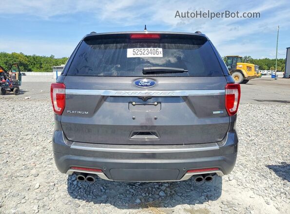 1FM5K8HT3JGB04449 2018 FORD EXPLORER Black უკანა ხედი