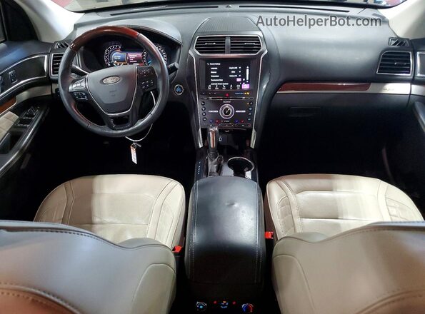 1FM5K8HT3JGB48760 2018 FORD EXPLORER Red Vista del salpicadero