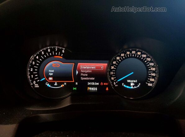 1FM5K8HT3JGB48760 2018 FORD EXPLORER Red Vista del cuadro de instrumentos