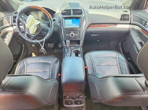 1FM5K8HT4JGA53088 2018 FORD EXPLORER Black Widok deski rozdzielczej