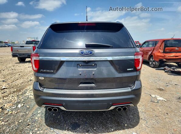 1FM5K8HT4JGA53088 2018 FORD EXPLORER Black Widok z tyłu