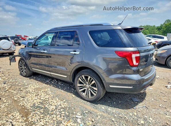 1FM5K8HT4JGA53088 2018 FORD EXPLORER Black Tył lewy