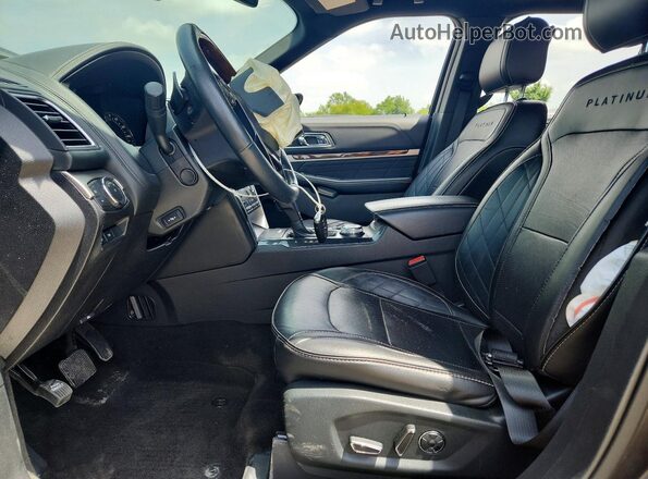 1FM5K8HT4JGA53088 2018 FORD EXPLORER Black Widok wnętrza z przodu