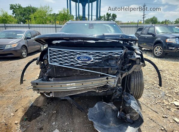 1FM5K8HT4JGA53088 2018 FORD EXPLORER Black Widok z przodu
