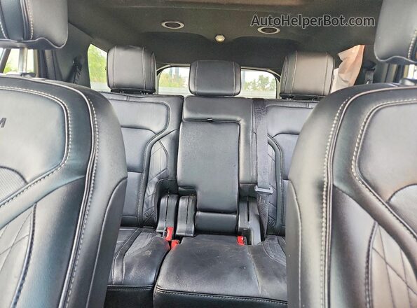 1FM5K8HT4JGA53088 2018 FORD EXPLORER Black Widok tylnych siedzeń