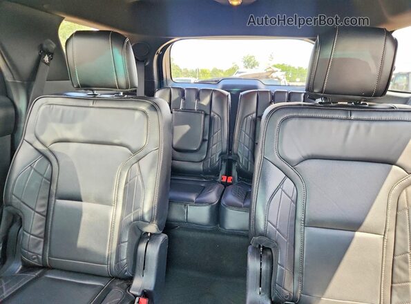 1FM5K8HT5GGB89593 2016 FORD EXPLORER Blue Widok tylnych siedzeń