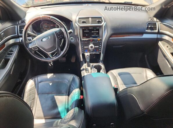 1FM5K8HT5GGB89593 2016 FORD EXPLORER Blue Widok deski rozdzielczej