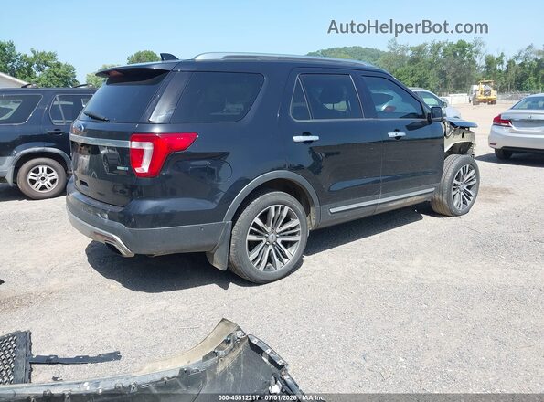 1FM5K8HT5GGC65314 2016 FORD EXPLORER Черный Задняя правая четверть