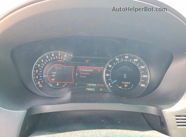 1FM5K8HT5GGC86356 2016 FORD EXPLORER Black Вид щитка приладів