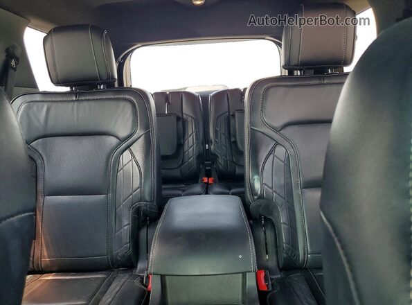 1FM5K8HT5GGC86356 2016 FORD EXPLORER Black Вид задніх сидінь