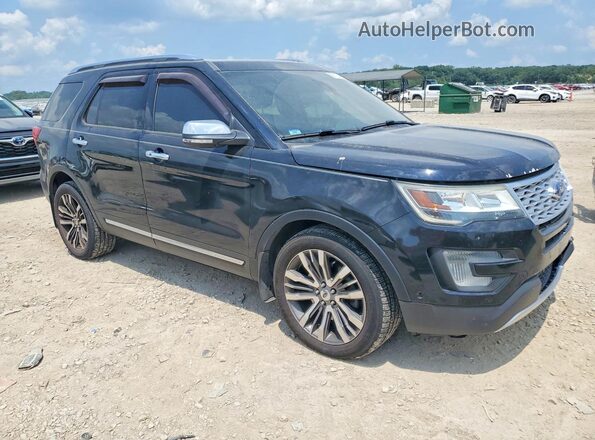 1FM5K8HT5GGC86356 2016 FORD EXPLORER Black Передня права чверть