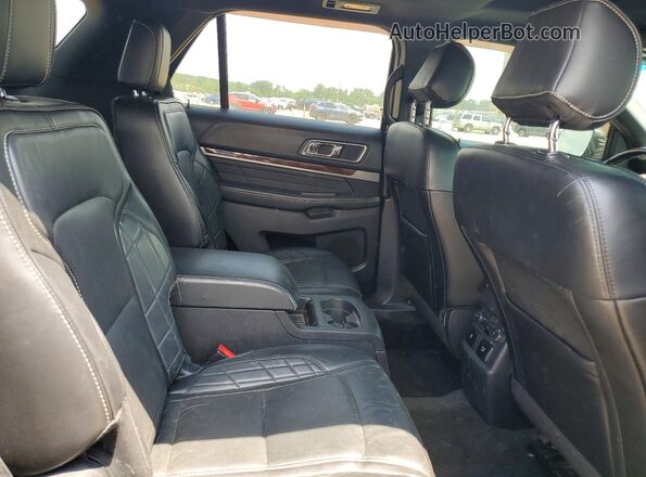 1FM5K8HT5GGC86356 2016 FORD EXPLORER Black Вид задньої частини салону