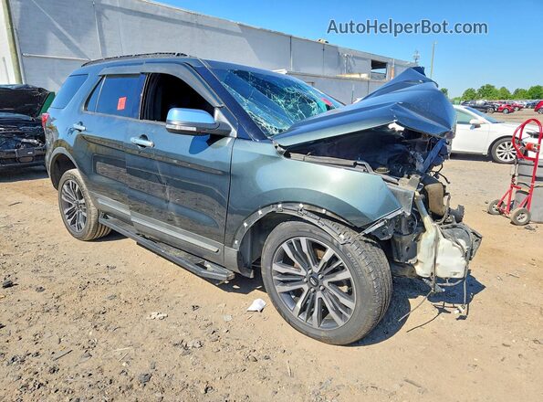 1FM5K8HT5GGD22112 2016 FORD EXPLORER Green წინა მარჯვენა