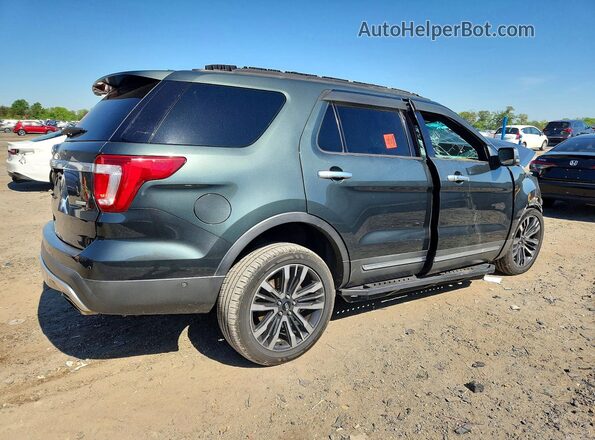 1FM5K8HT5GGD22112 2016 FORD EXPLORER Green უკანა მარჯვენა