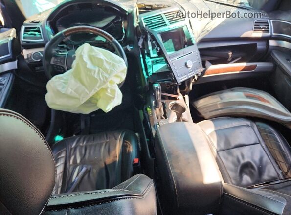 1FM5K8HT5GGD22112 2016 FORD EXPLORER Green წინა პანელის ხედი