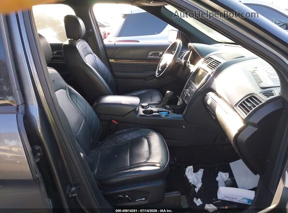 1FM5K8HT5HGE38234 2017 FORD EXPLORER Black Widok wnętrza z przodu