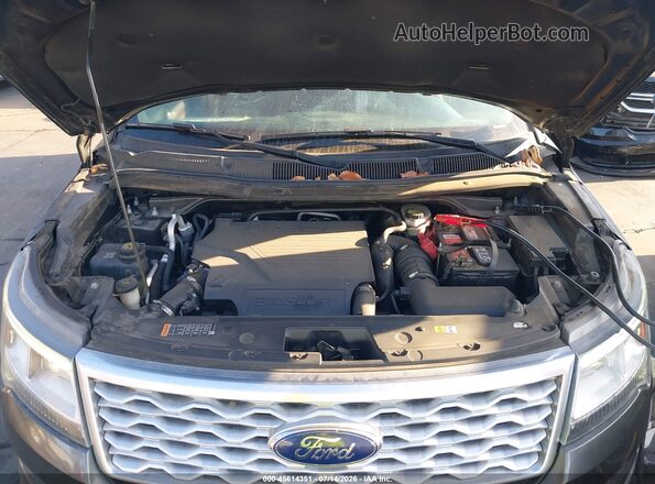 1FM5K8HT5HGE38234 2017 FORD EXPLORER Black Widok z tyłu