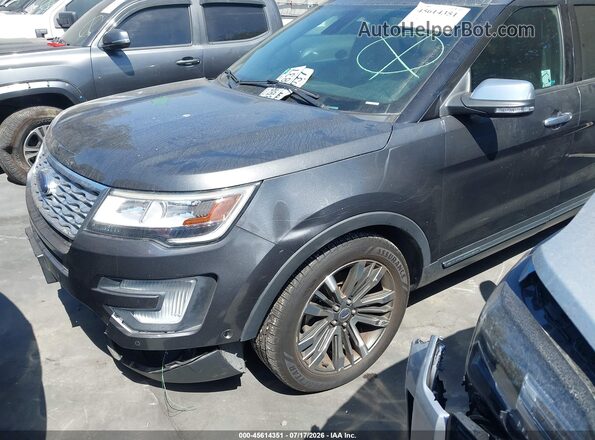 1FM5K8HT5HGE38234 2017 FORD EXPLORER Black Przód lewy