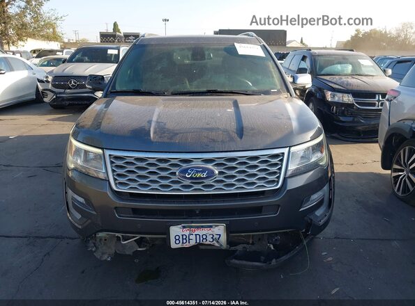 1FM5K8HT5HGE38234 2017 FORD EXPLORER Black Widok wnętrza z tyłu