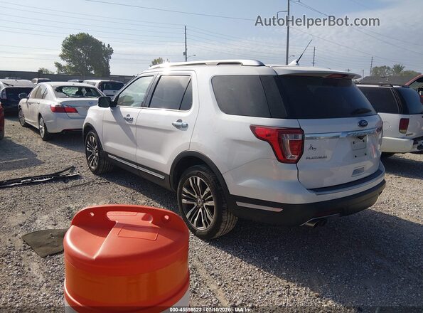 1FM5K8HT5JGC70908 2018 FORD EXPLORER White Задня ліва чверть