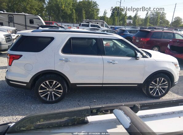 1FM5K8HT5JGC70908 2018 FORD EXPLORER White Вид задньої частини салону