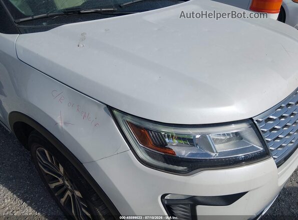 1FM5K8HT5JGC70908 2018 FORD EXPLORER White 