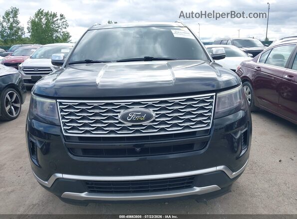 1FM5K8HT5KGA00031 2019 FORD EXPLORER Black ხელსაწყოთა პანელის ხედი