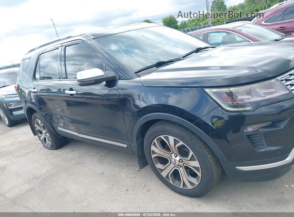 1FM5K8HT5KGA00031 2019 FORD EXPLORER Black უკანა სალონის ხედი