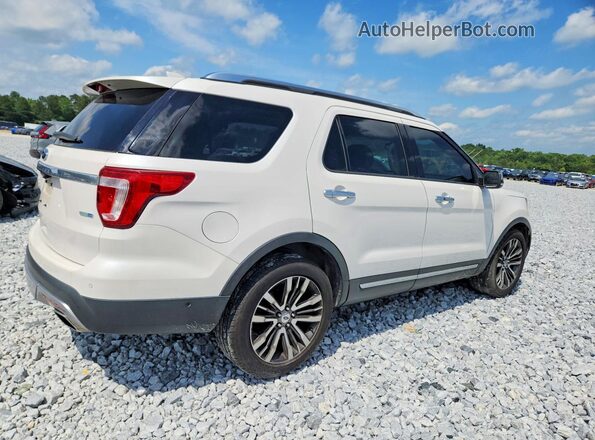 1FM5K8HT6HGD87018 2017 FORD EXPLORER Белый Задняя правая четверть