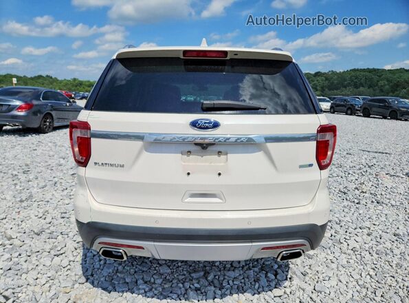 1FM5K8HT6HGD87018 2017 FORD EXPLORER Белый Вид сзади