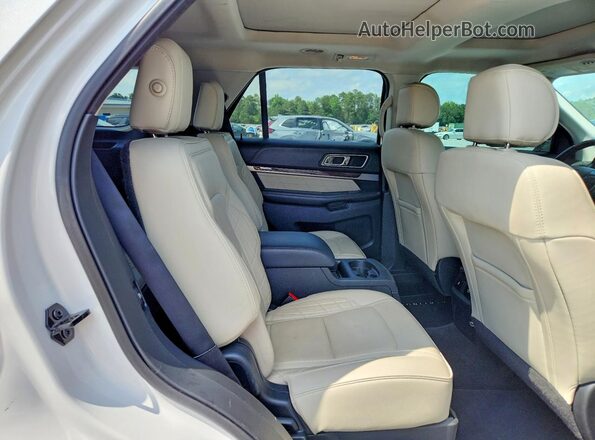 1FM5K8HT6HGD87018 2017 FORD EXPLORER Белый Вид задней части салона