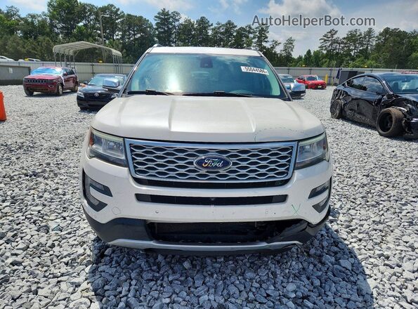 1FM5K8HT6HGD87018 2017 FORD EXPLORER Белый Вид спереди
