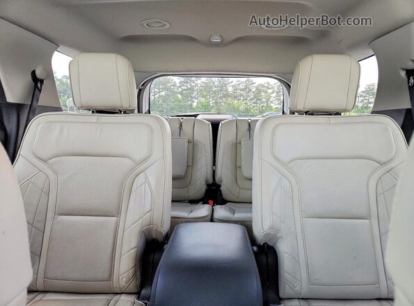 1FM5K8HT6HGD87018 2017 FORD EXPLORER Белый Вид задних сидений