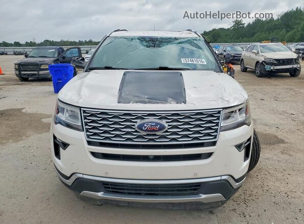 1FM5K8HT6JGA62570 2018 FORD EXPLORER White Вид спереду