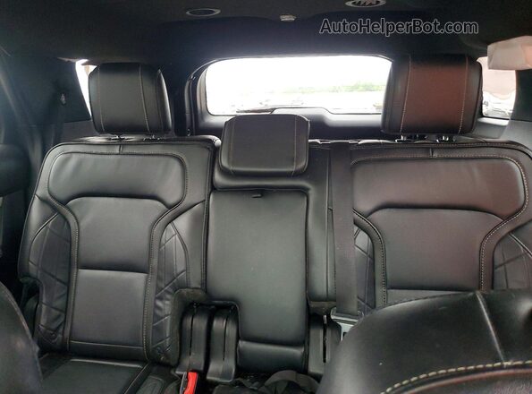 1FM5K8HT6JGA62570 2018 FORD EXPLORER White Вид задніх сидінь