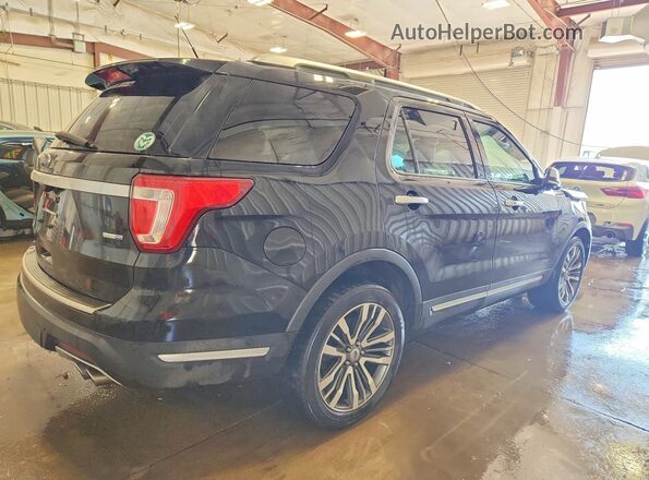 1FM5K8HT6JGC48948 2018 FORD EXPLORER Black Задня права чверть