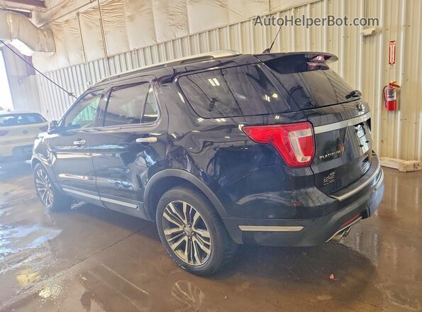 1FM5K8HT6JGC48948 2018 FORD EXPLORER Black Задня ліва чверть